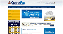 Desktop Screenshot of caraguaprev.com.br