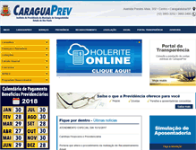 Tablet Screenshot of caraguaprev.com.br